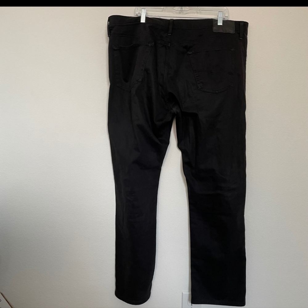 AG Men's Everett Slim Straight Jeans Black 40 x 32